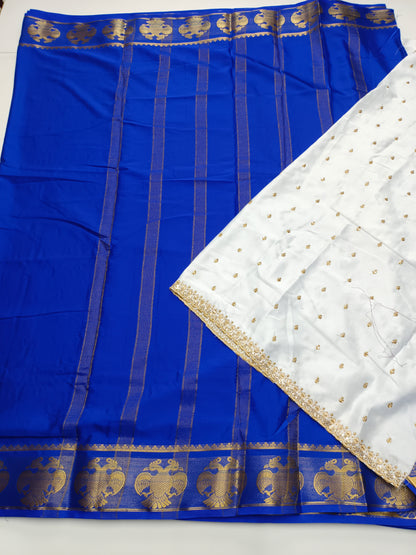 SEMI CREPE SILK SAREE