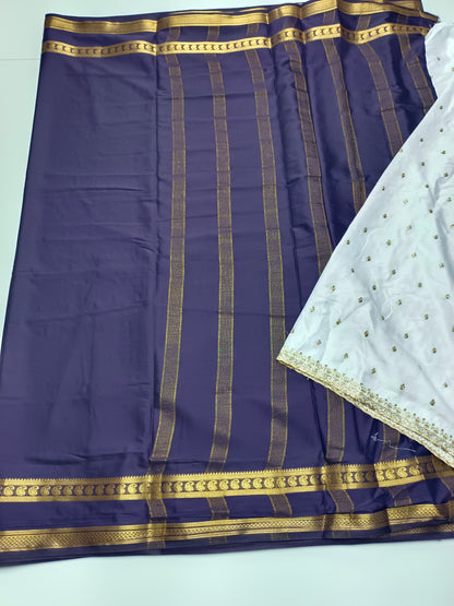 SEMI CREPE SILK SAREE