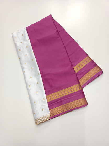 SEMI CREPE SILK SAREE