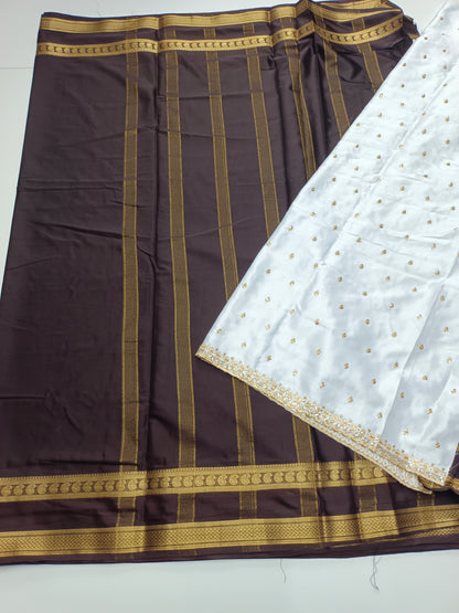 SEMI CREPE SILK SAREE