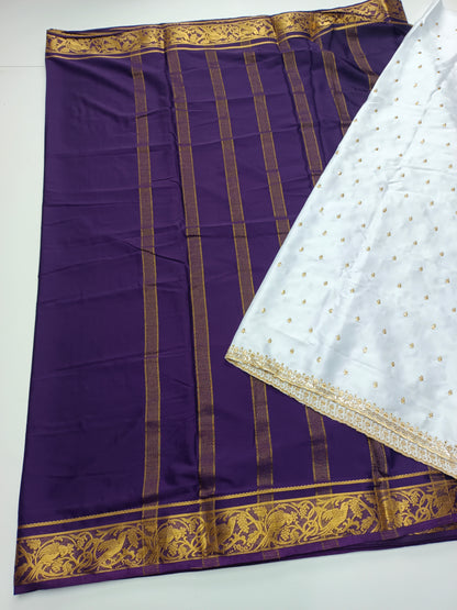 SEMI CREPE SILK SAREE