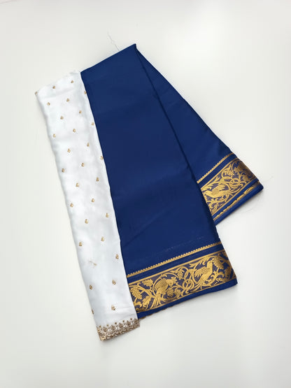 SEMI CREPE SILK SAREE
