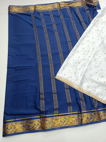 SEMI CREPE SILK SAREE