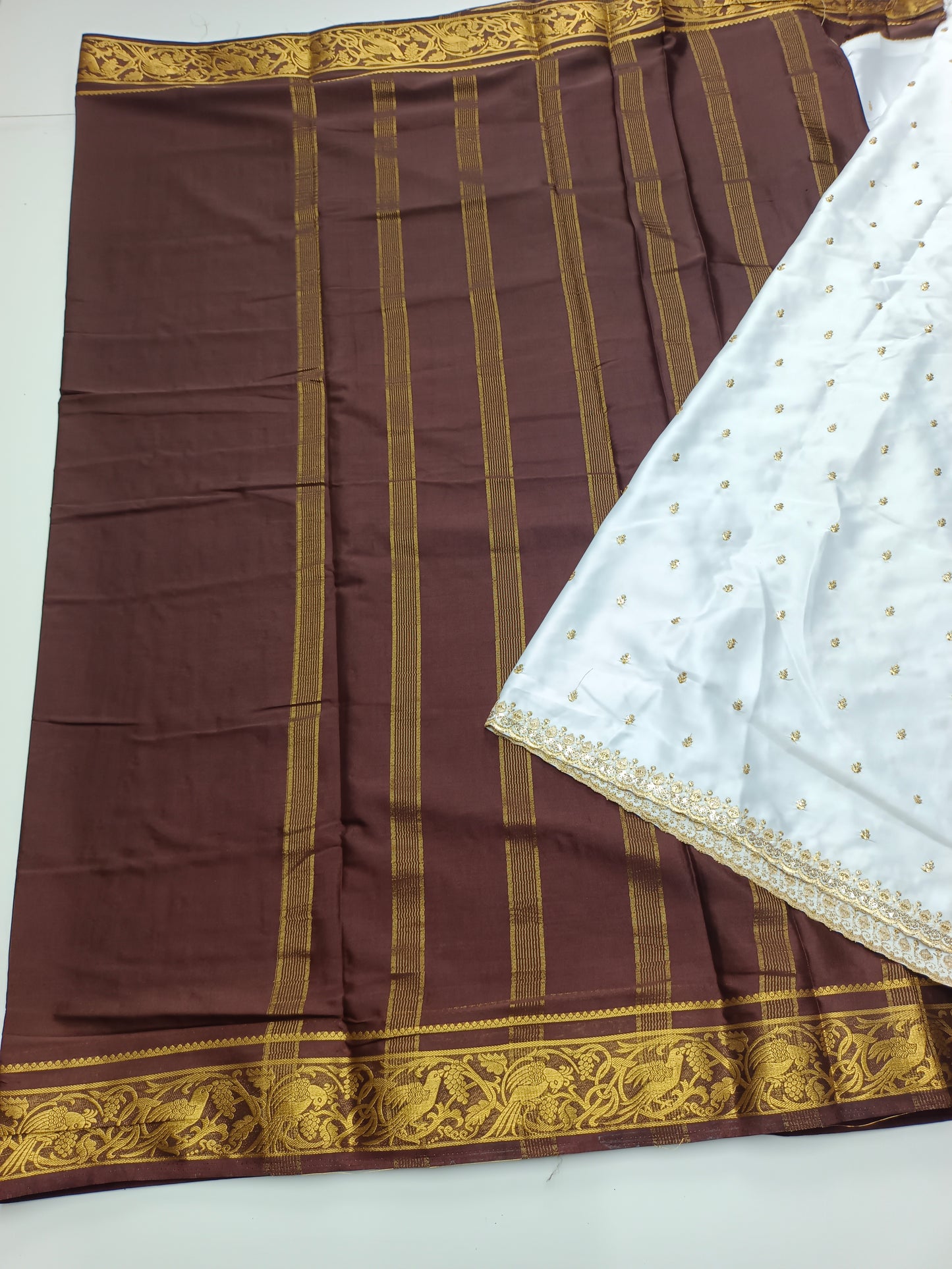 SEMI CREPE SILK SAREE