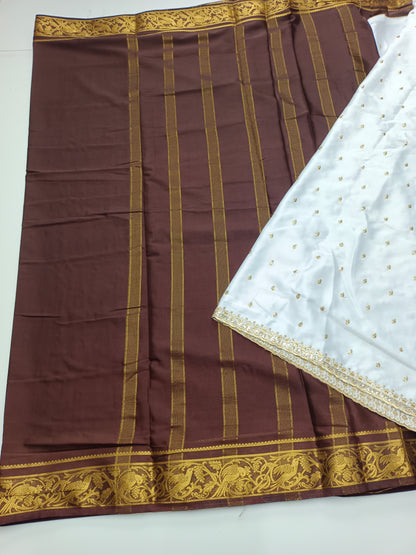 SEMI CREPE SILK SAREE