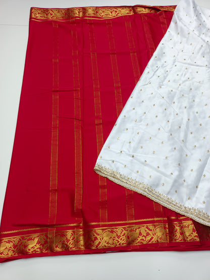 SEMI CREPE SILK SAREE