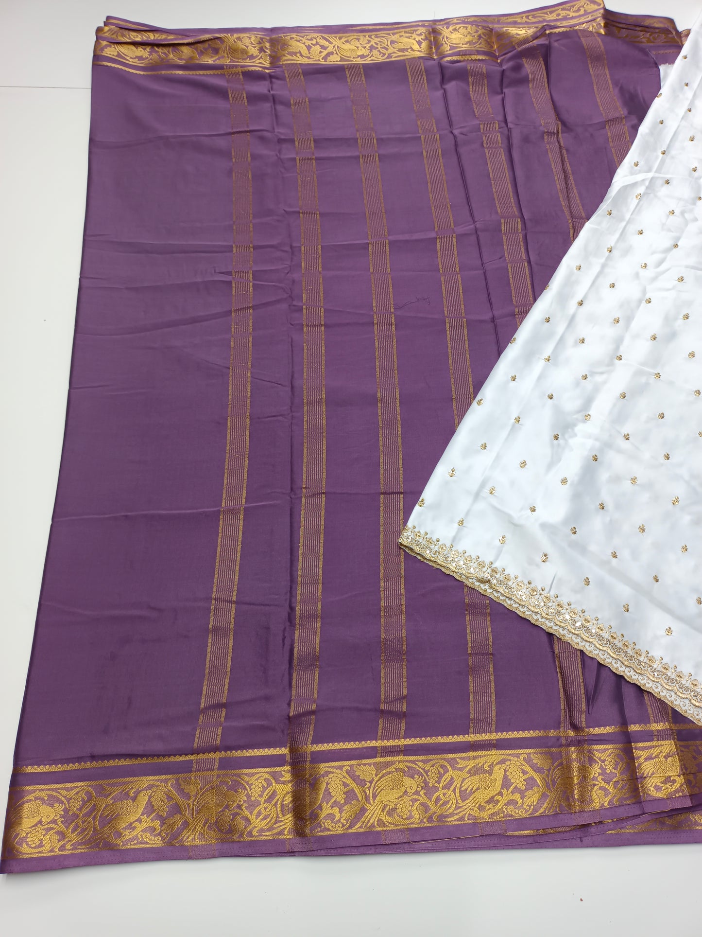 SEMI CREPE SILK SAREE