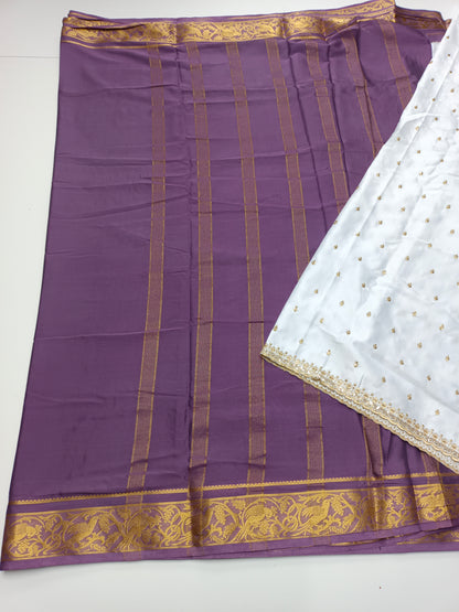 SEMI CREPE SILK SAREE