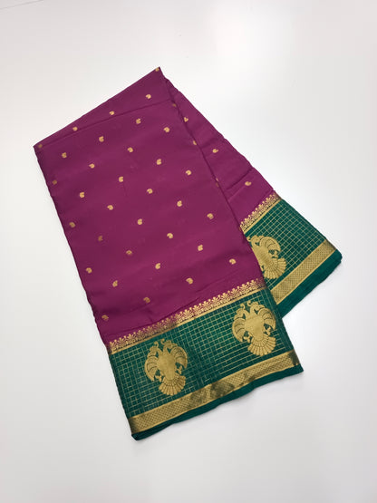 SEMI CREPE SILK SAREE