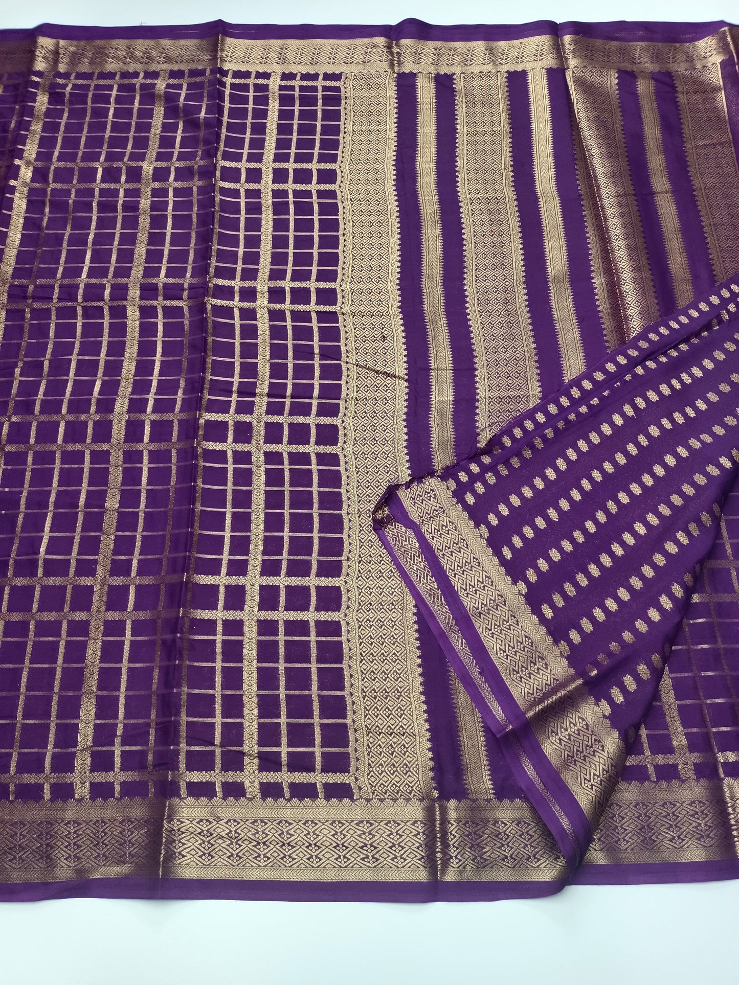 SEMI CREPE SILK SAREE