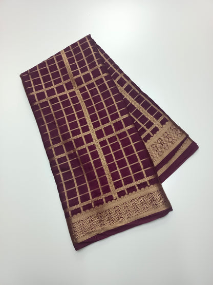 SEMI CREPE SILK SAREE