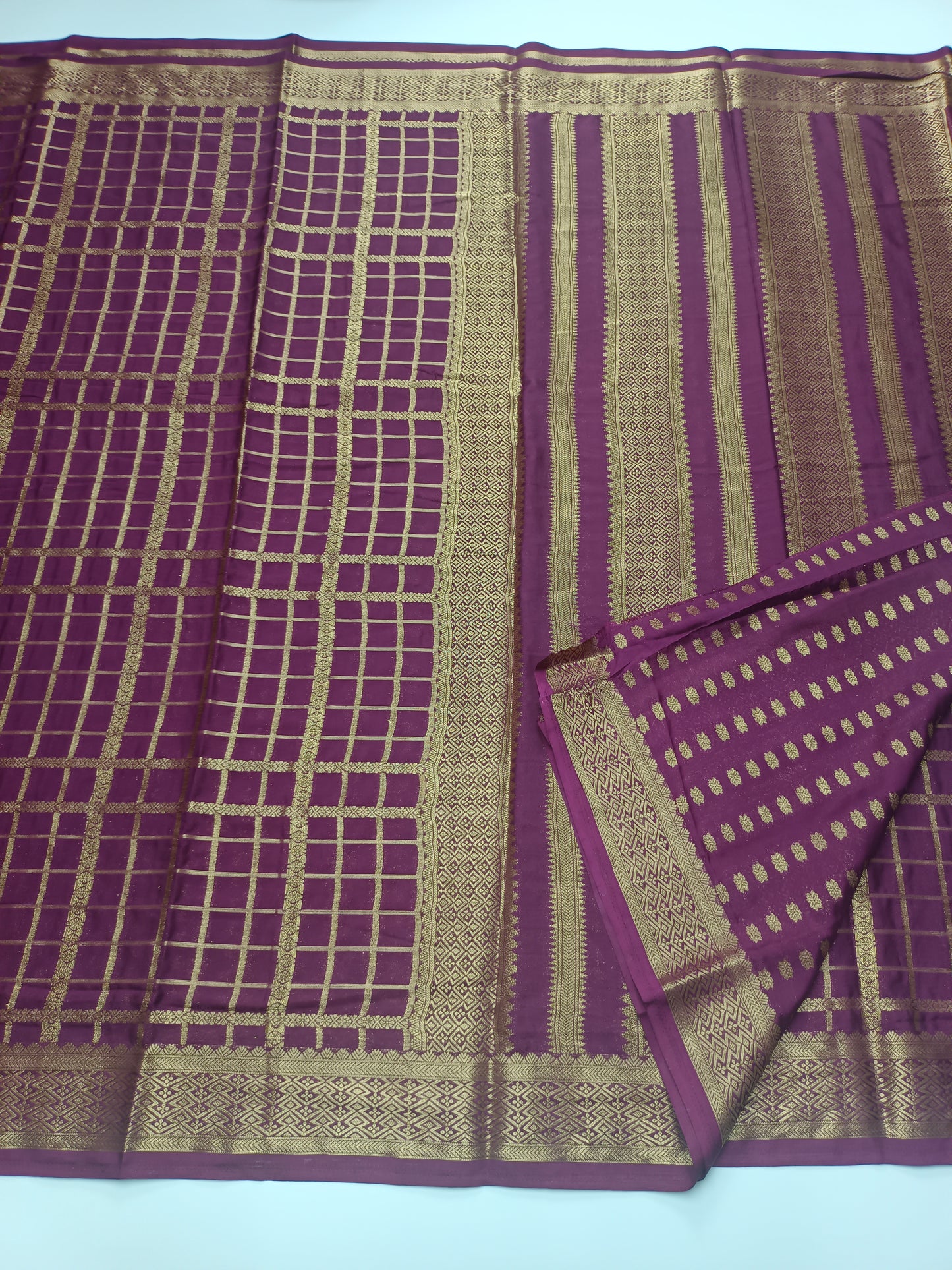 SEMI CREPE SILK SAREE