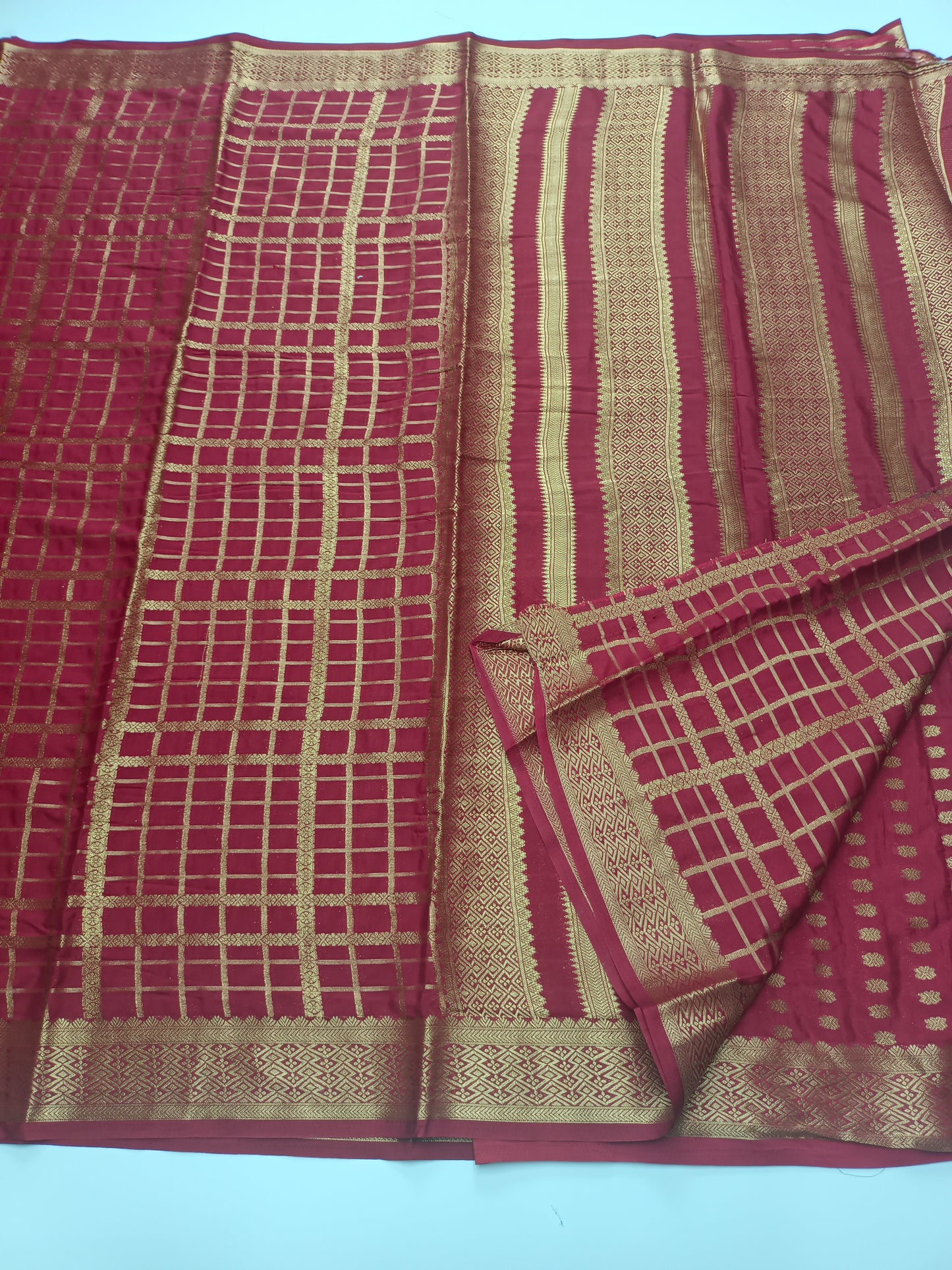 SEMI CREPE SILK SAREE