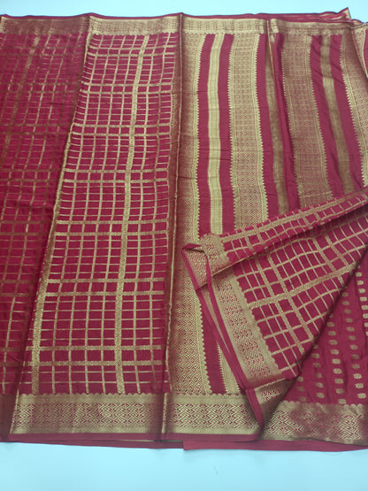 SEMI CREPE SILK SAREE