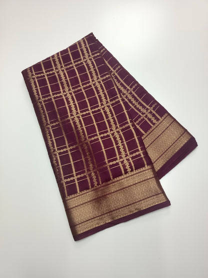 SEMI CREPE SILK SAREE