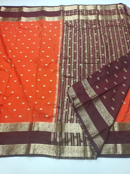 SEMI CREPE SILK SAREE