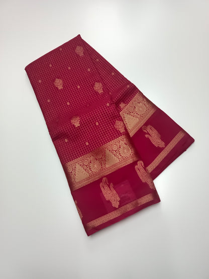 SEMI CREPE SILK SAREE