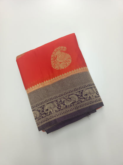 FANCY CHINON CREPE SAREE