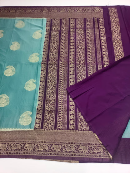 FANCY CHINON CREPE SAREE