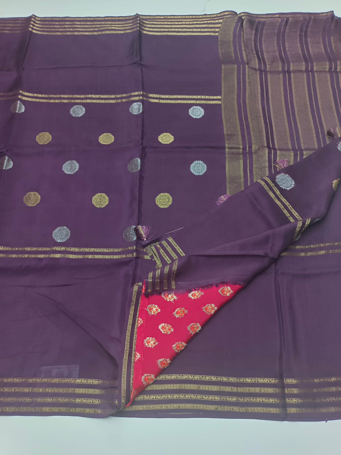 SEMI CREPE SILK SAREE
