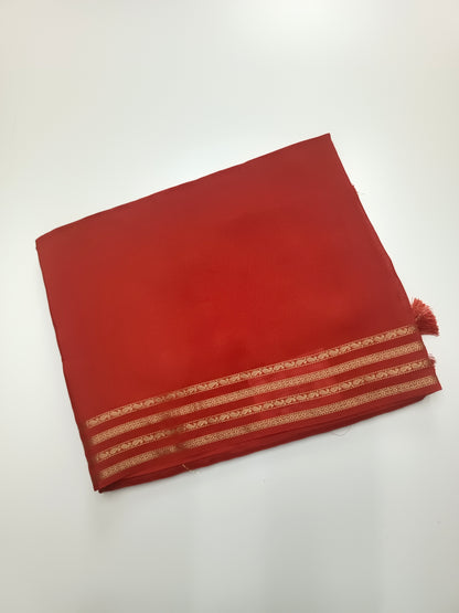 SEMI CREPE SILK SAREE