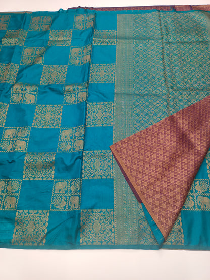SEMI CREPE SILK SAREE