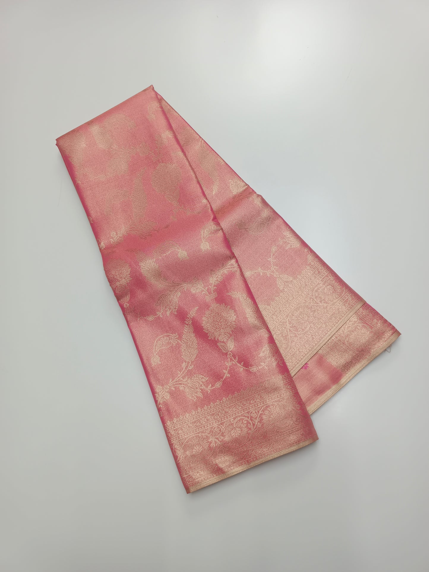 FANCY TISSUE BROCADE SILK SAREE