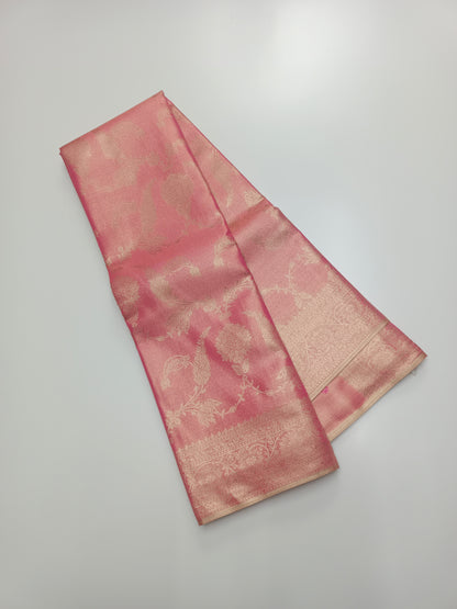 FANCY TISSUE BROCADE SILK SAREE