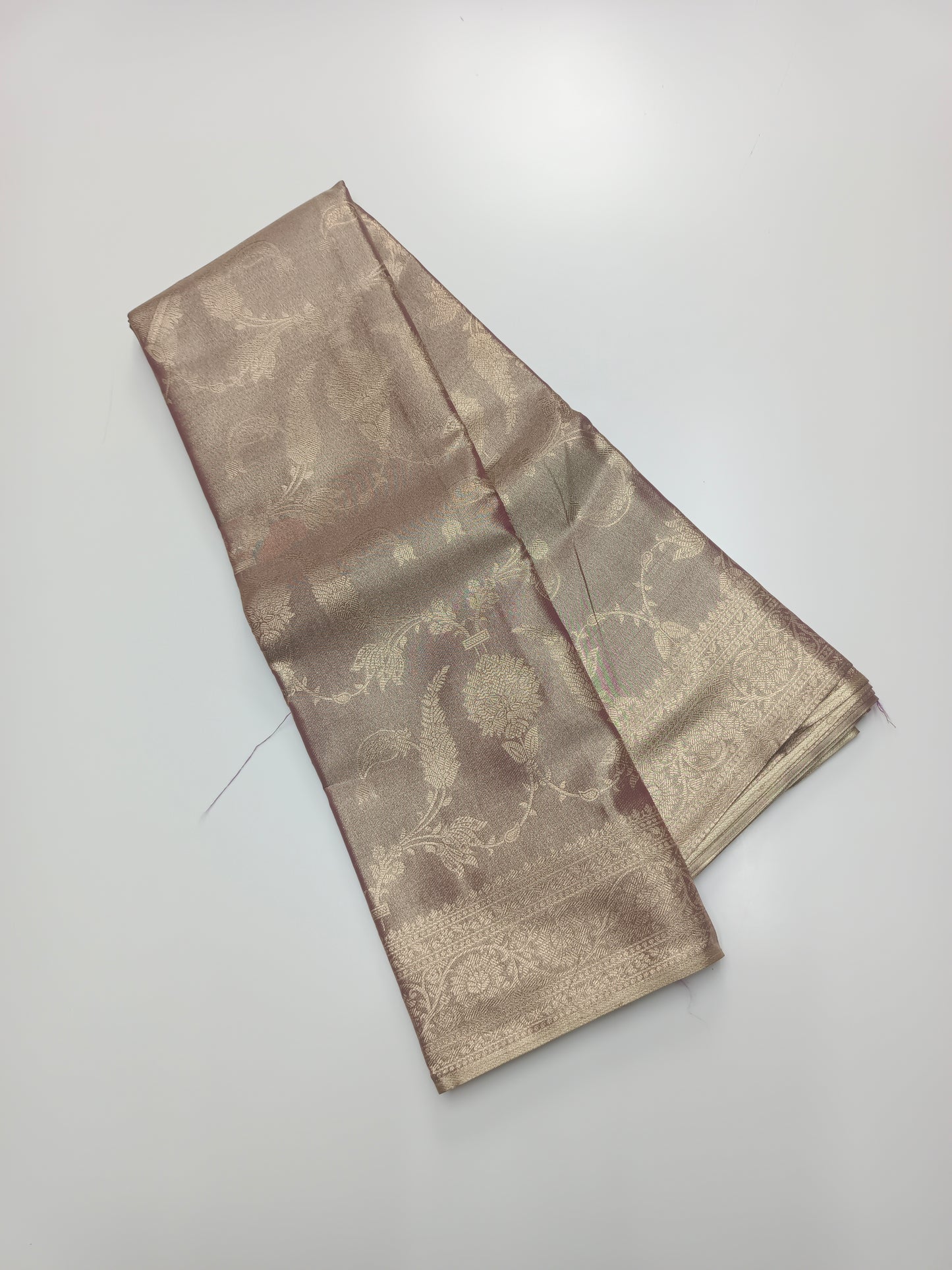 FANCY TISSUE BROCADE SILK SAREE