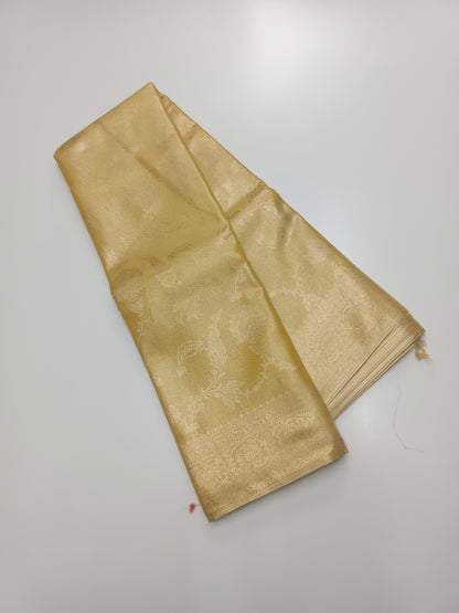 FANCY TISSUE BROCADE SILK SAREE