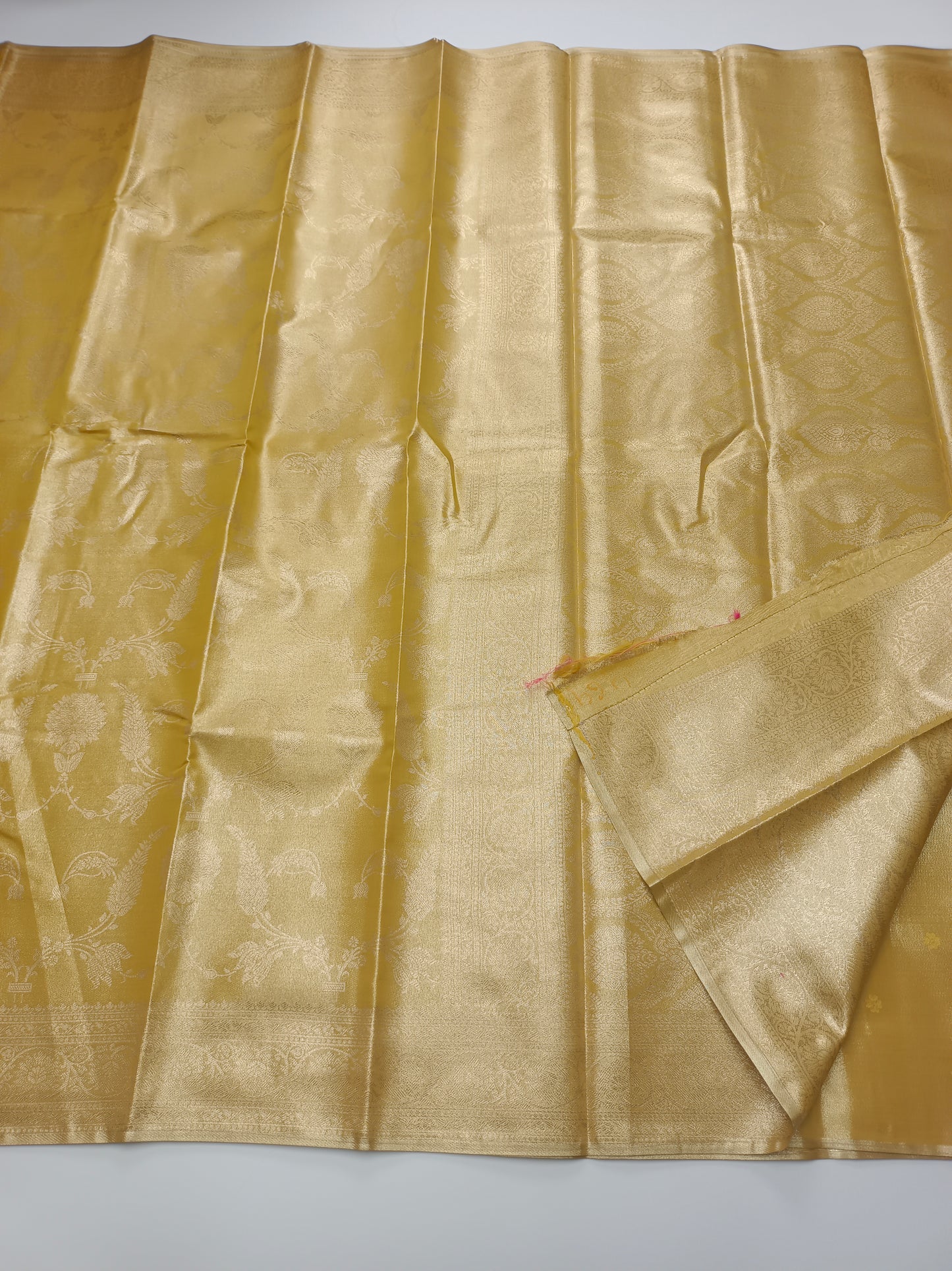 FANCY TISSUE BROCADE SILK SAREE