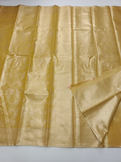 FANCY TISSUE BROCADE SILK SAREE