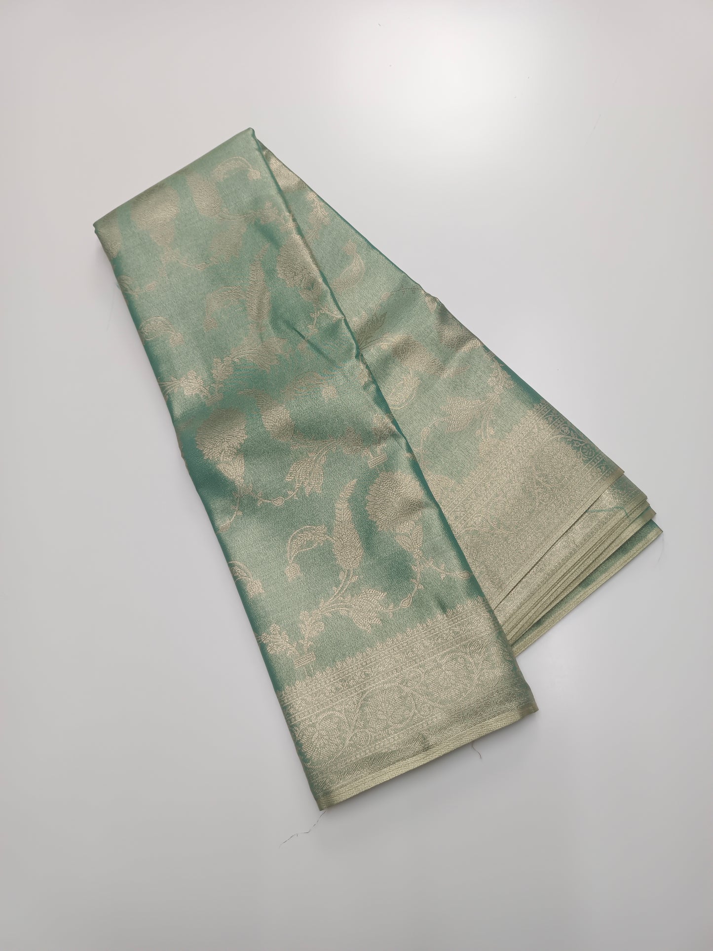 FANCY TISSUE BROCADE SILK SAREE