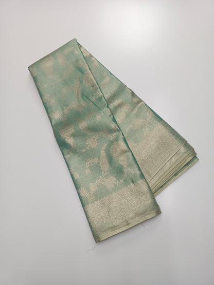 FANCY TISSUE BROCADE SILK SAREE