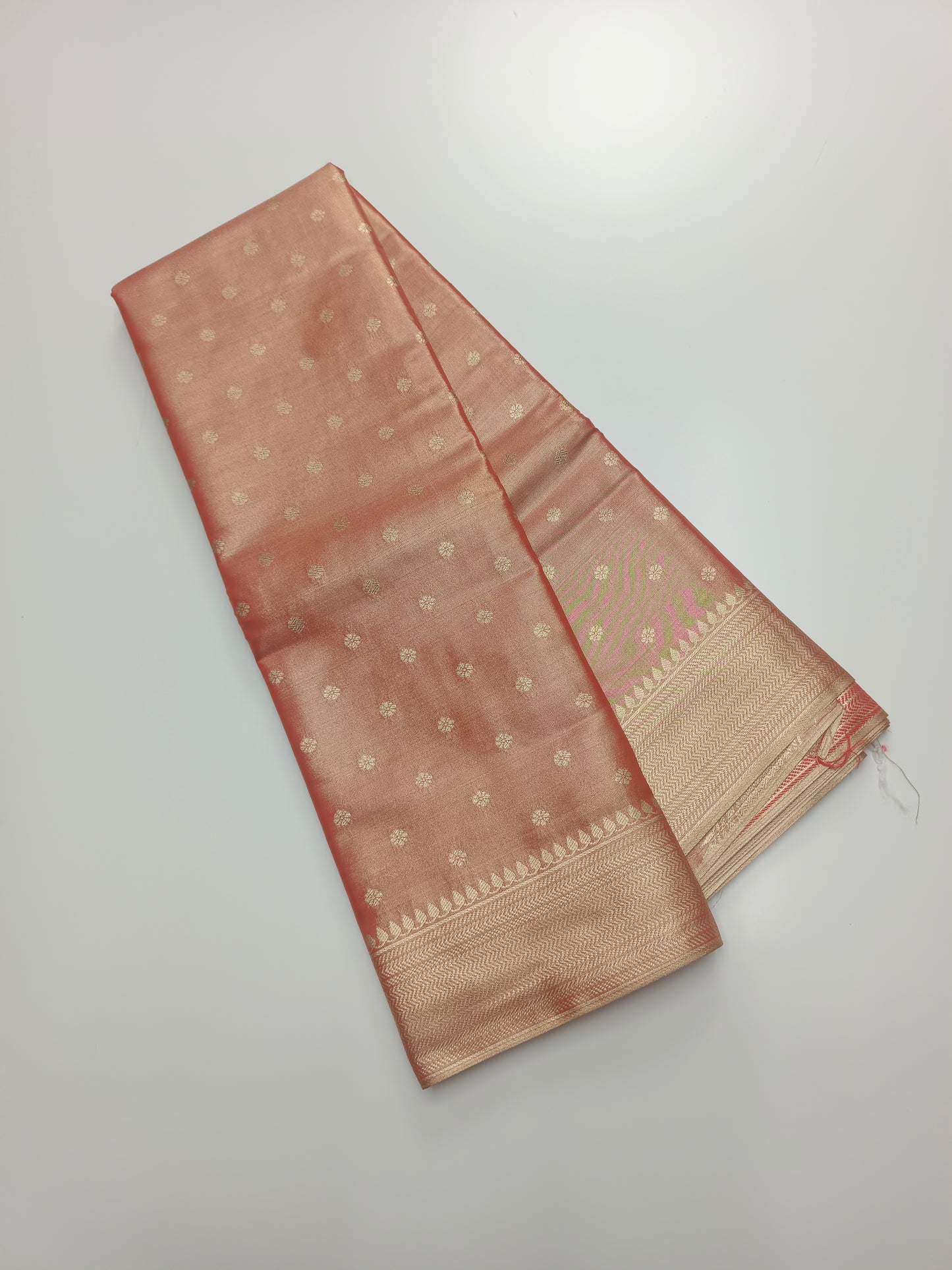 FANCY TISSUE BROCADE SILK SAREE