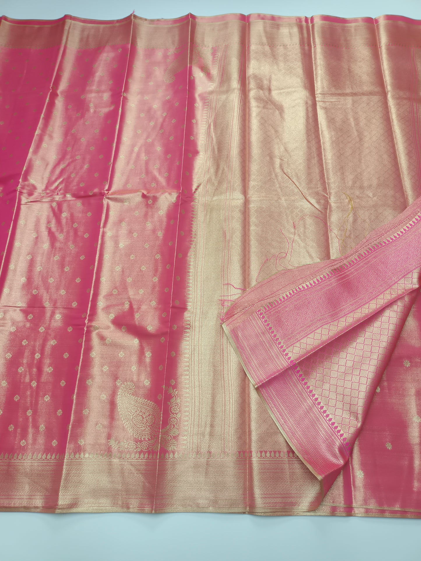 FANCY TISSUE BROCADE SILK SAREE