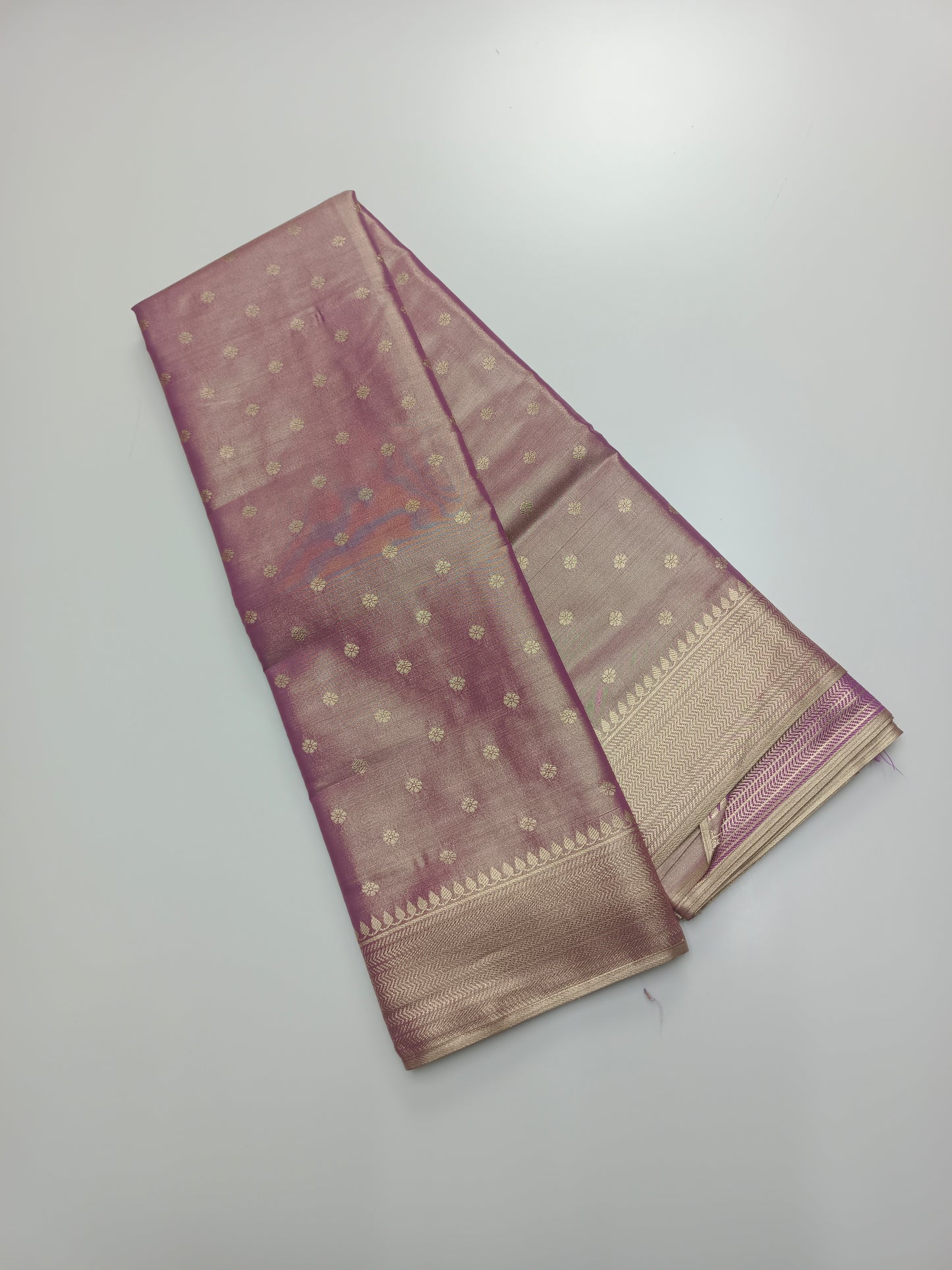 FANCY TISSUE BROCADE SILK SAREE