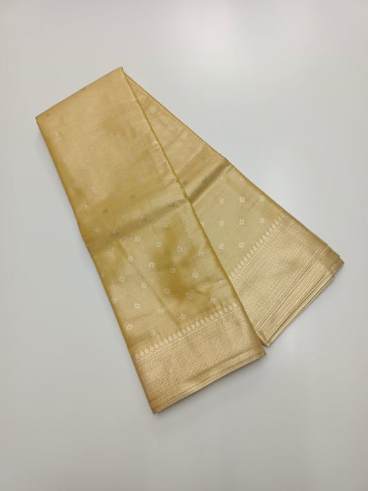 FANCY TISSUE BROCADE SILK SAREE