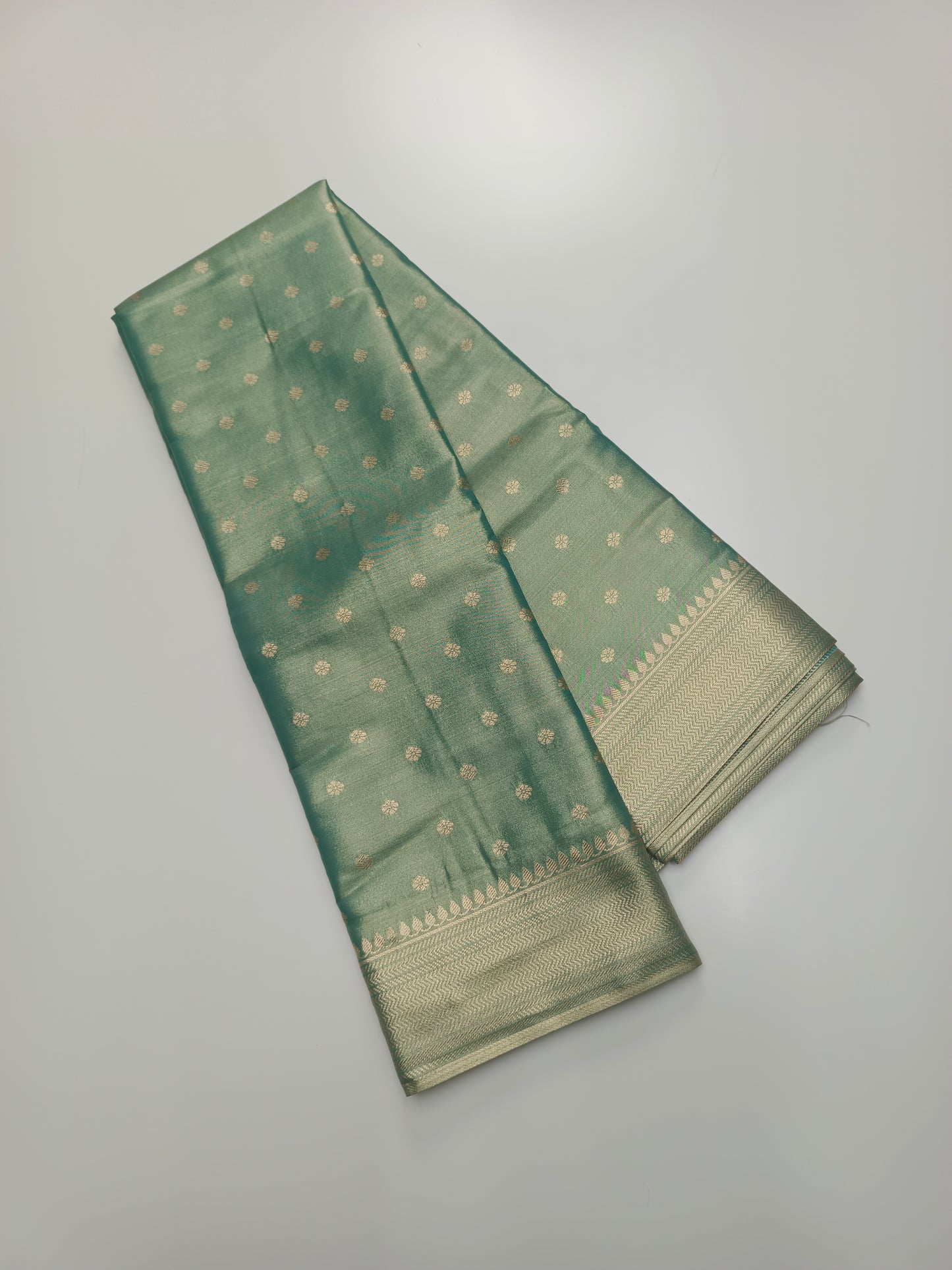 FANCY TISSUE BROCADE SILK SAREE