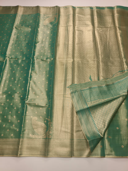FANCY TISSUE BROCADE SILK SAREE