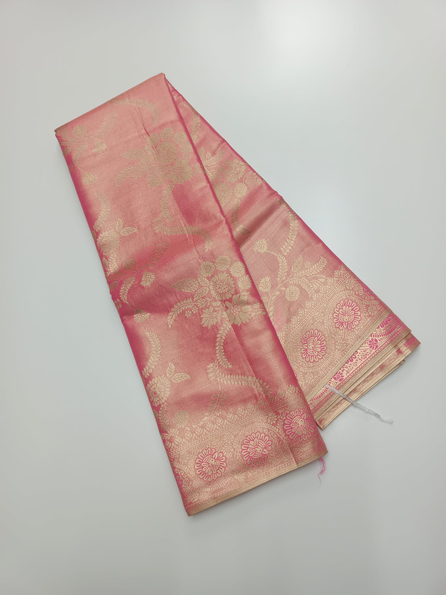 FANCY TISSUE BROCADE SILK SAREE