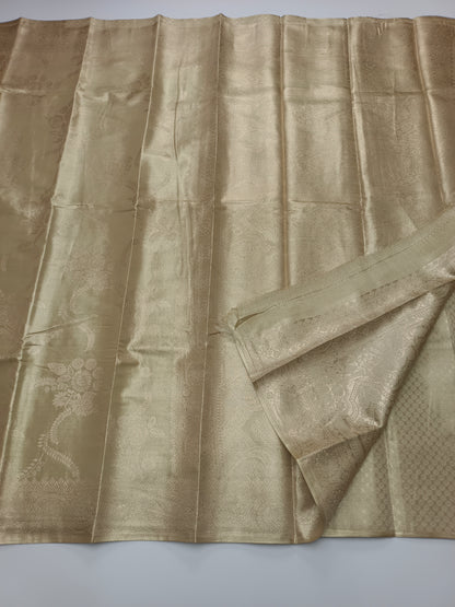 FANCY TISSUE BROCADE SILK SAREE