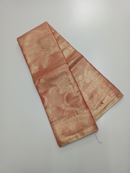 FANCY TISSUE BROCADE SILK SAREE