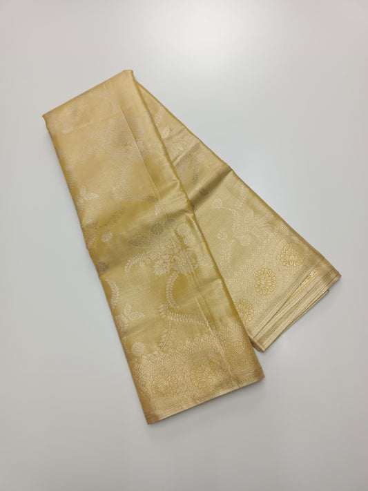 FANCY TISSUE BROCADE SILK SAREE