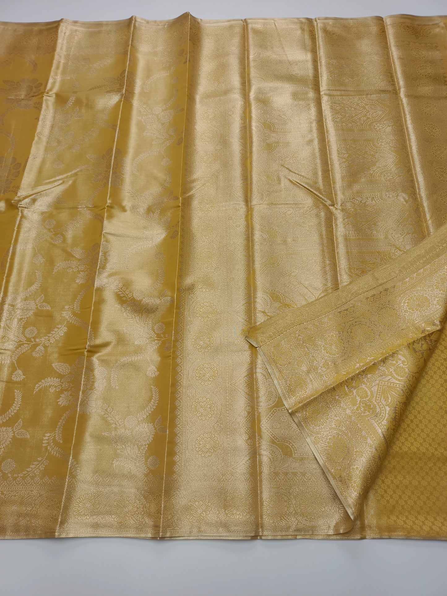 FANCY TISSUE BROCADE SILK SAREE