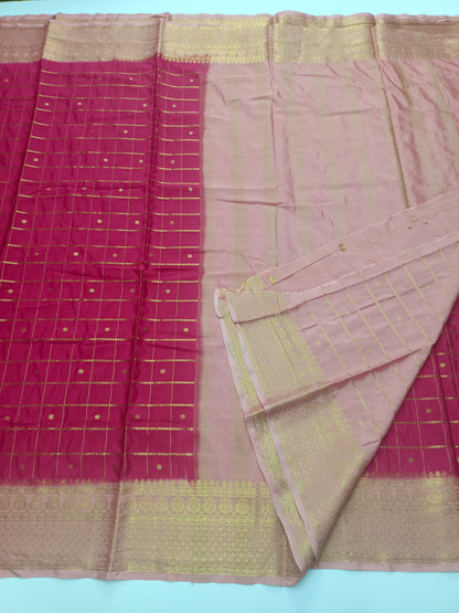 SEMI CREPE SILK SAREE