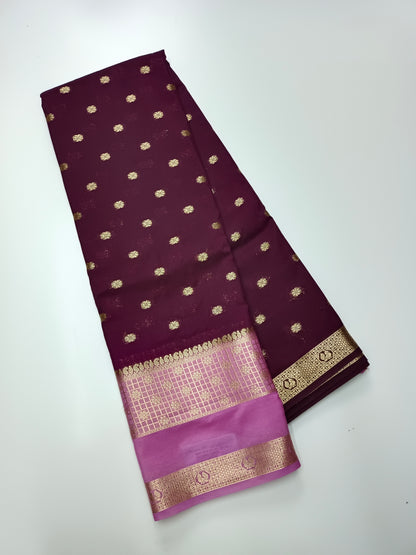 ART CREPE SAREE