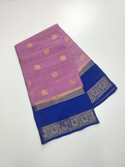 SEMI CREPE SILK SAREE