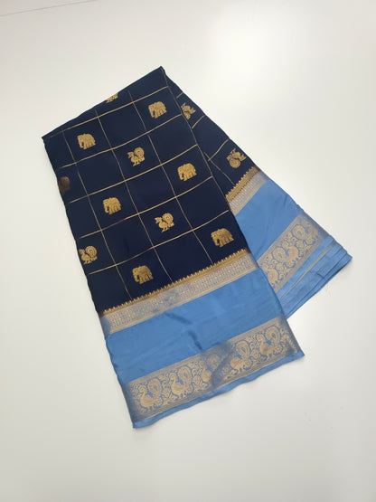 SEMI CREPE SILK SAREE