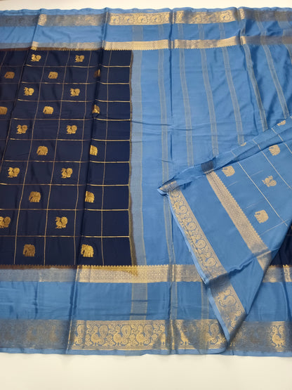 SEMI CREPE SILK SAREE
